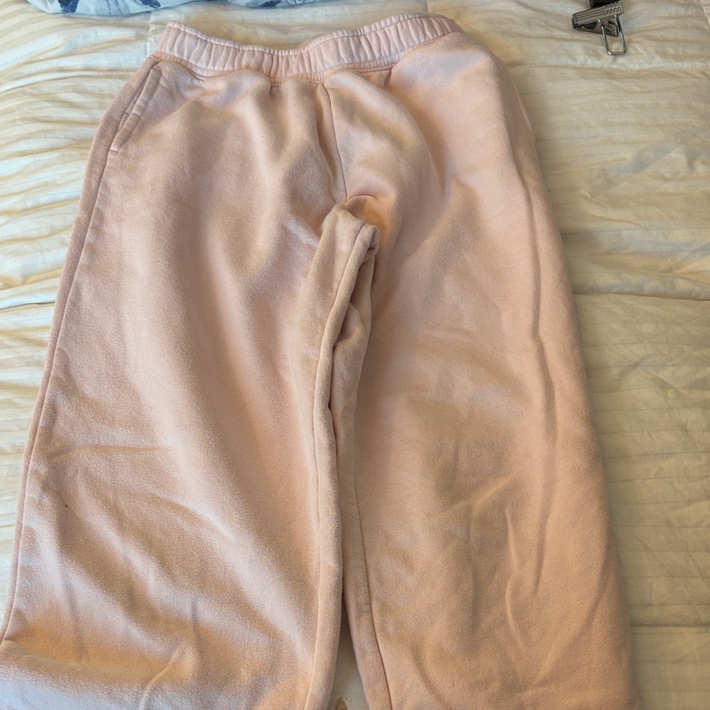 GAP Light Pink Fleece Joggers for Kids